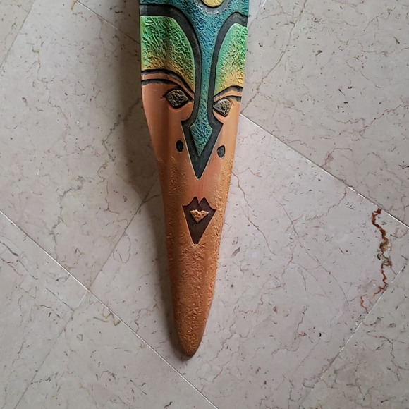 Original hand painted, signed Hatian art